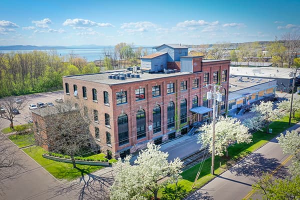 The Maltex building in Burlington, VT, where Faraday is located.