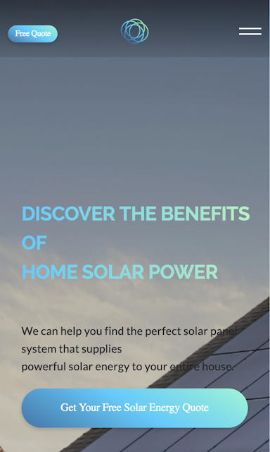 Momentum Solar website screenshot